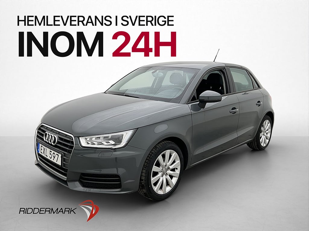 Audi A1 Sportback 1.0 TFSI 95hk Sport Edition Bluetooth