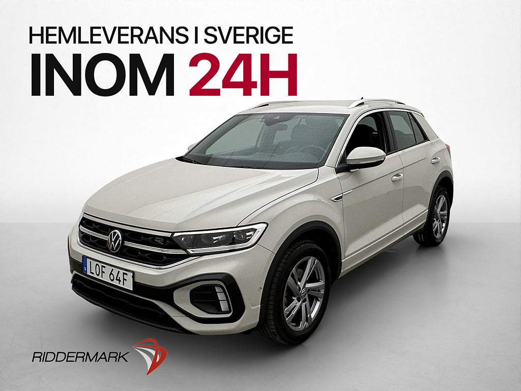 Volkswagen T-Roc TSI 150hk R-line Cockpit Värmare Kamera