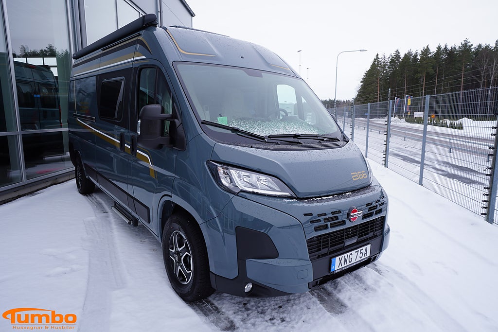 Bürstner B66 Campeo C 600 Automat solcell cykelställ Stone