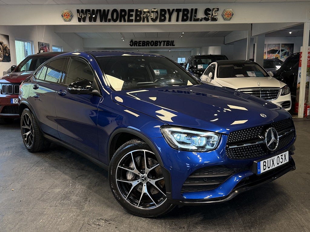 Mercedes-Benz GLC 220 d Coupé 4MATIC AMG Drag Cockpit Värmare MOMS SE UTR