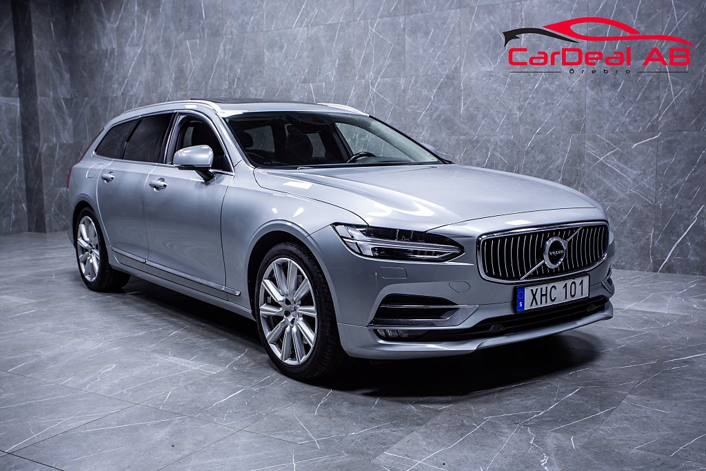 Volvo V90 T5 Inscription Pano PÅSKÖPPET Värmare Skinn Navi BLIS