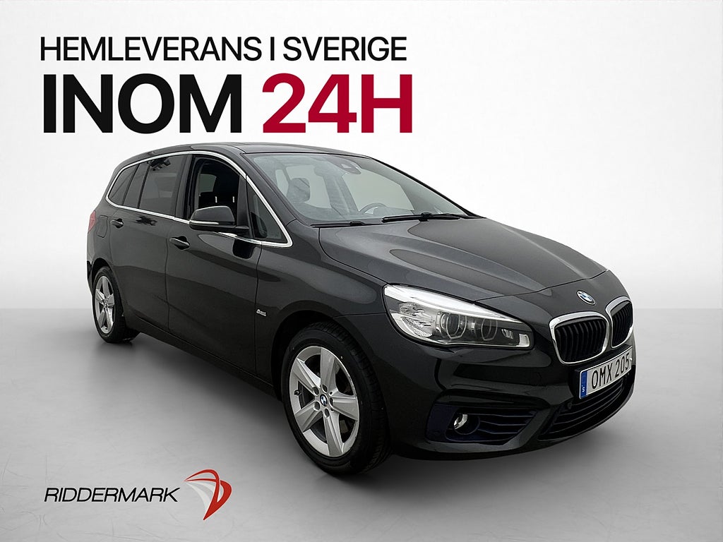 BMW 220D xDrive GT Sport line 7-Sits Pano HUD HiFi Navi Drag