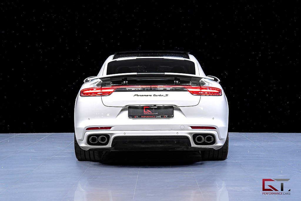 Porsche Panamera Turbo S E-Hyb PCCB Bur3D PDCC SportDesign Pano 18-vägs