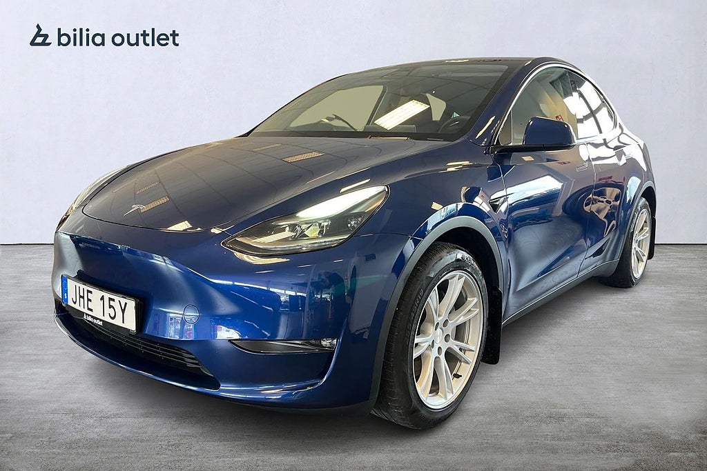 Tesla Model Y Long Range AWD 514hk / Drag Värmare Autopilot Pano