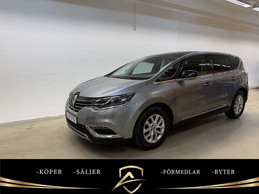 Renault Espace 1.6 dCi EDC Euro 6 Dragkrok Panorama Navigation 7-SITS