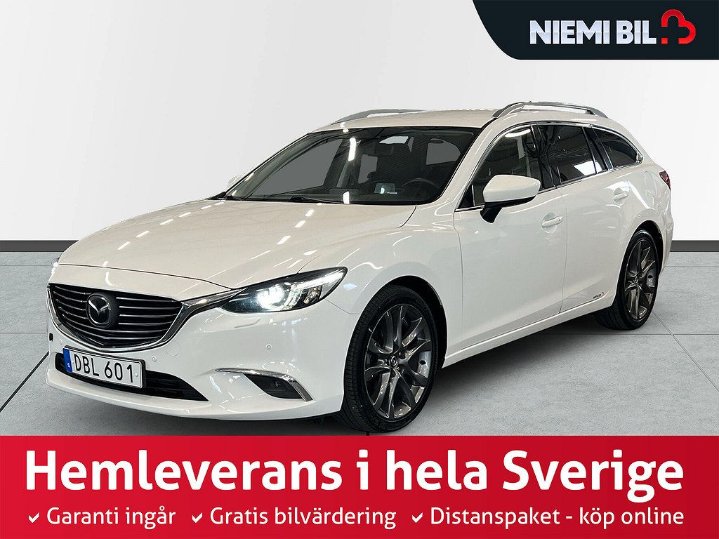 Mazda 6 2.2 Optimum AWD Kamera/MoK-värm/BOSE/Navi/HUD