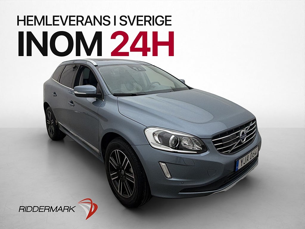 Volvo XC60 D4 AWD Classic Summum En-Brukare Pano Drag Kamera