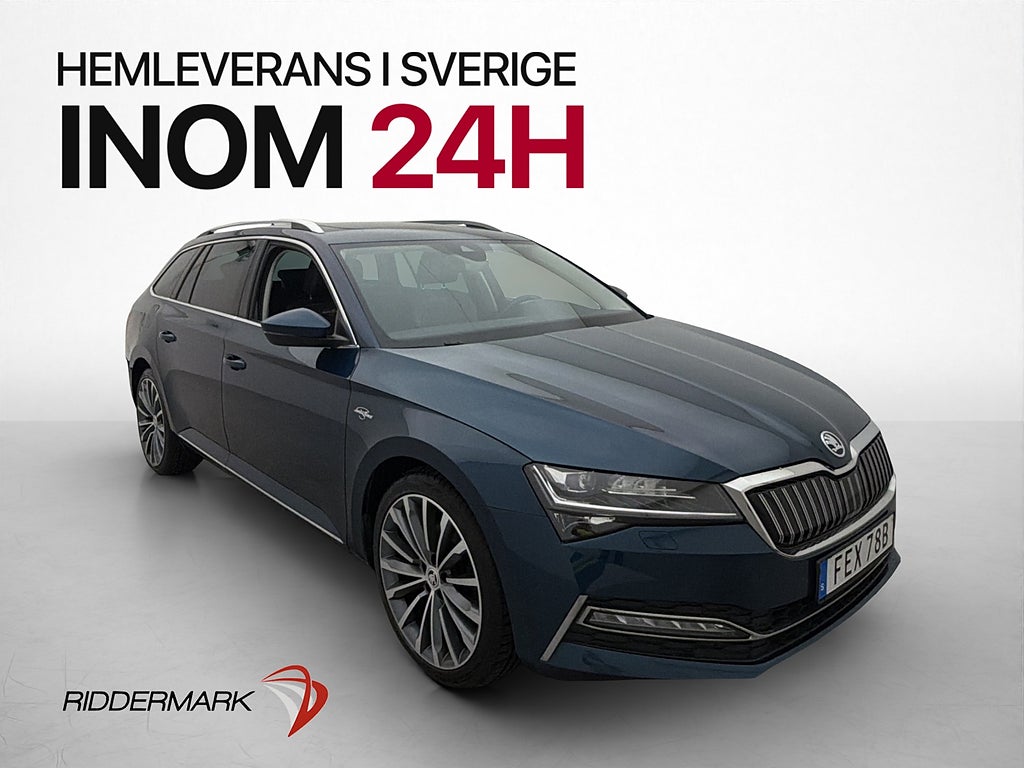 Skoda Superb TSI 218hk L&K Business Edt Pano Canton Värmare