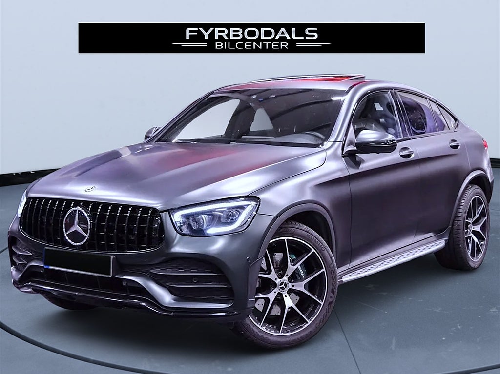 Mercedes-Benz GLC 300 d 300d 245hk 4MATIC Coupe AMG Svensksåld 2020, bild 16
