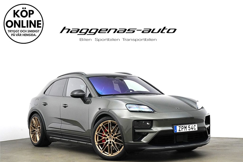 Porsche Macan Turbo Electric / 585hk / Moms / Design / Matrix