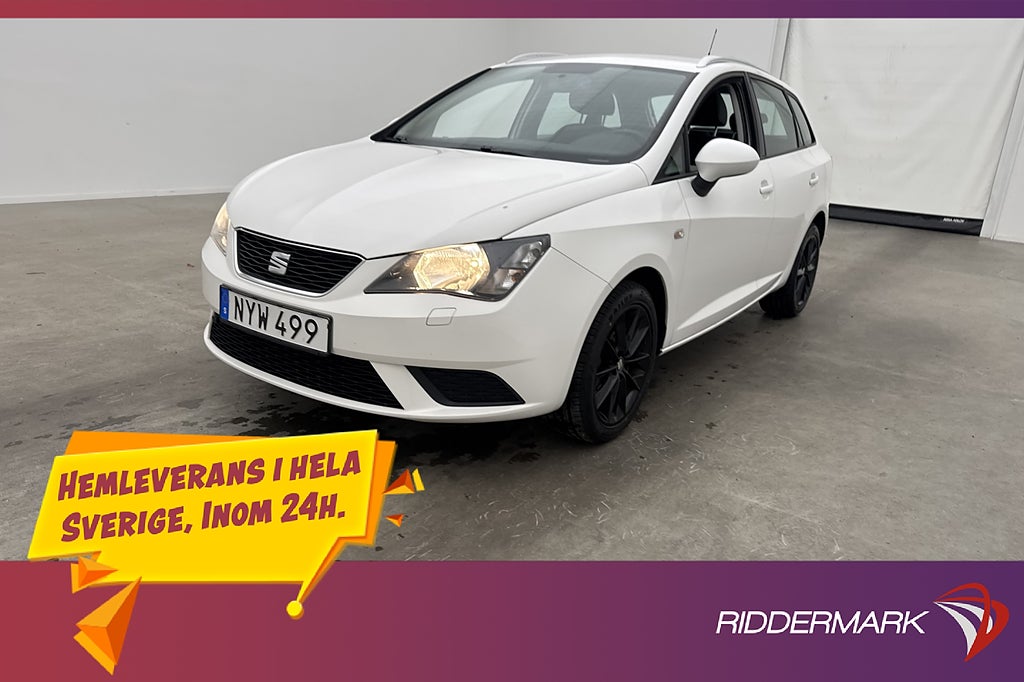 Seat Ibiza ST TSI 90hk Style M-Värmare Sensorer Farthållare