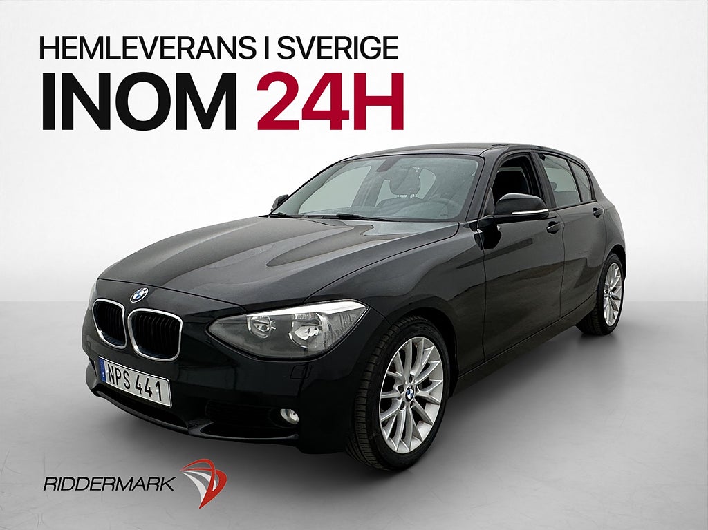 BMW 125 d 218hk P-Sensorer Dragkrok Farthållare 0,49l/mil