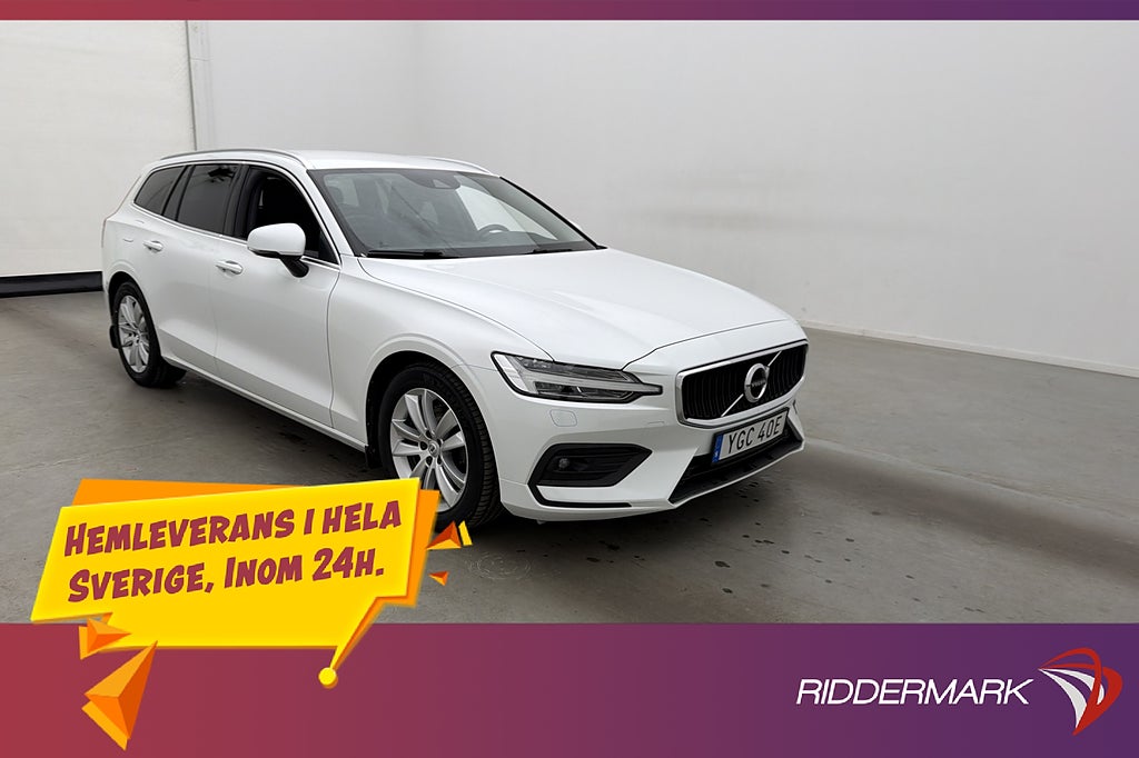 Volvo V60 D4 190hk Skinn VoC P-Värmare Kamera BLIS Drag