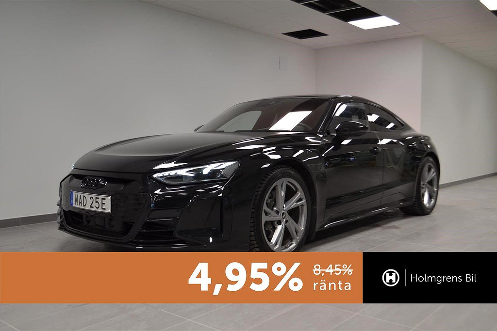 Audi E-Tron GT Quattro B&O Matrix Pano Luftfjädring 4.95% Leasbar 4,95% ränt