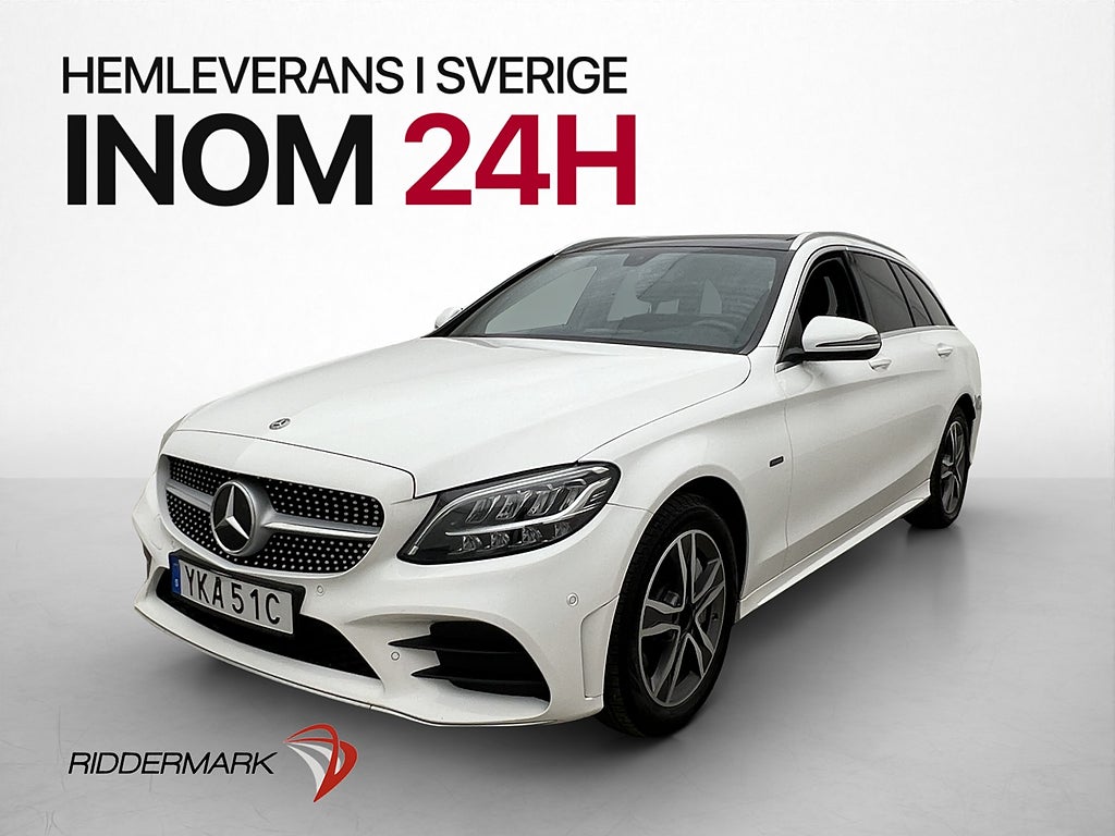 Mercedes-Benz C300 T de 306hk AMG Värmare Pano Kamera Navi