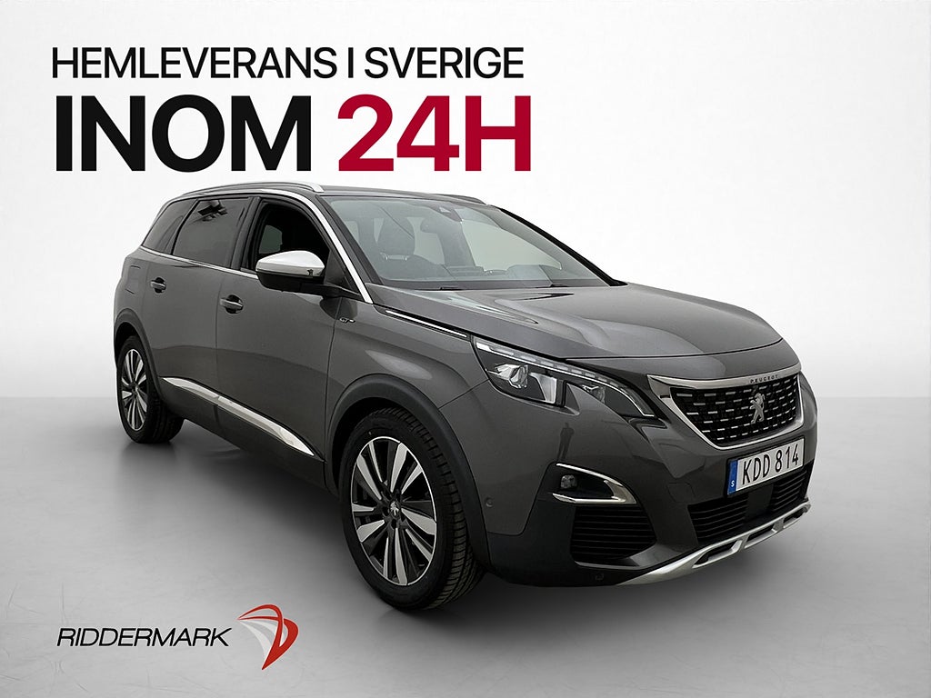 Peugeot 5008 2.0 BlueHDi 177hk GT Line 7Sits Drag 360°