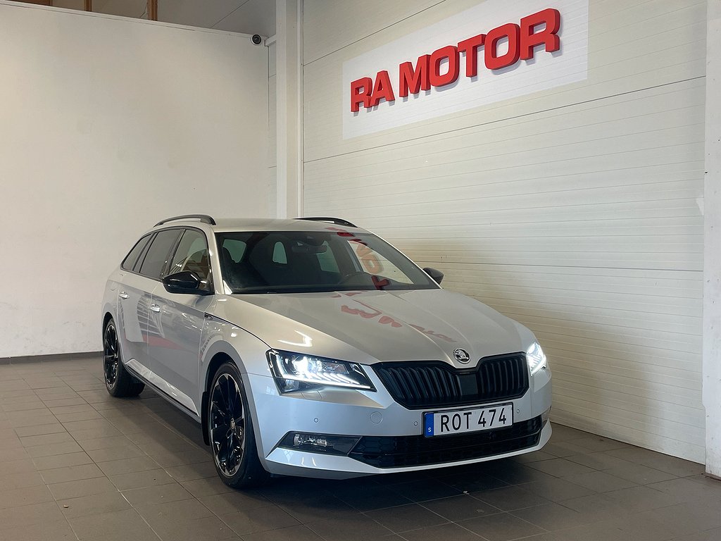 Skoda Superb TDI 190hk 4x4 SportLine |Drag|D-värm|Navi| 2019