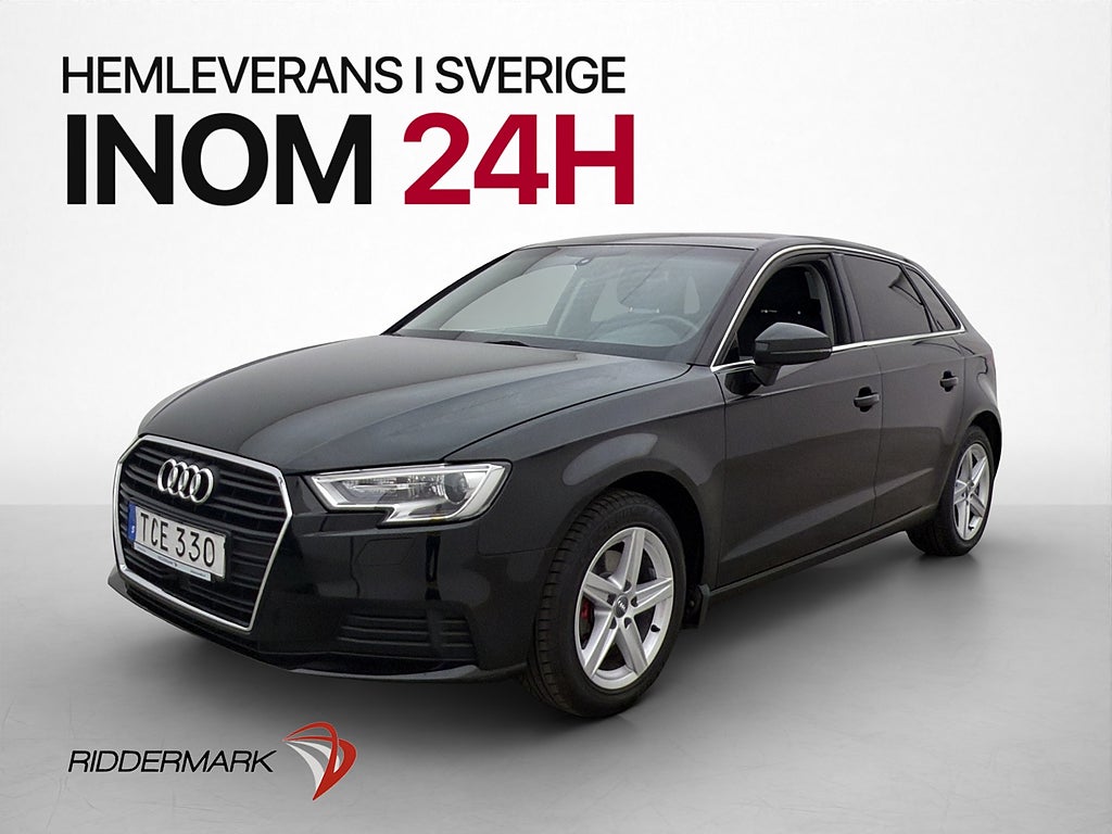 Audi A3 1.5 TFSI 150hk Proline Sensorer Adap-fart 0.50l/Mil