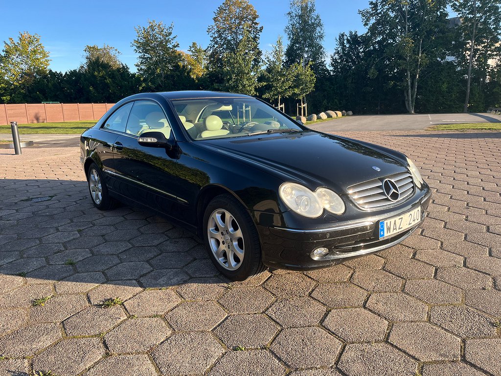 Mercedes-Benz CLK 240 Coupé Elegance Euro 4,Kamkedja,Nybesiktad 