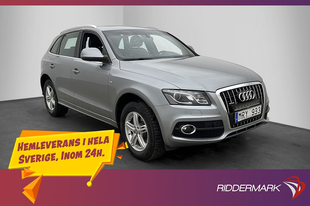 Audi Q5 3.0 TDI 239hk V6 Quattro S Line Värmare Pano Drag