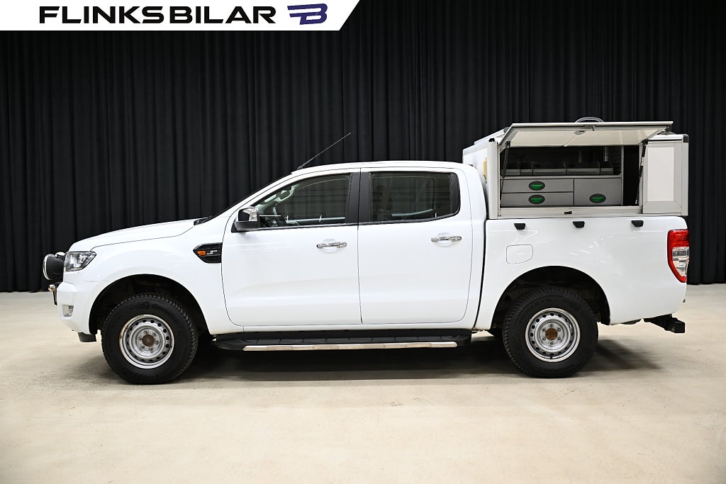 Ford ranger 160HK Automat|Servicebil|Inredd|Kåpa|Släde|Moms|SeUtr!