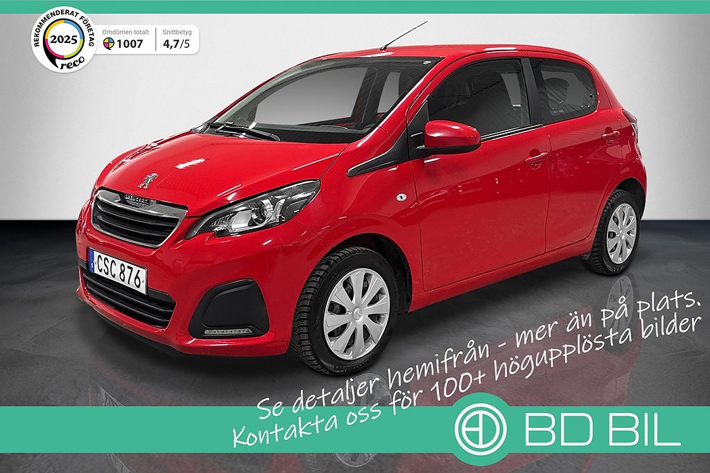 Peugeot 108 5-DÖRRAR 68HK 