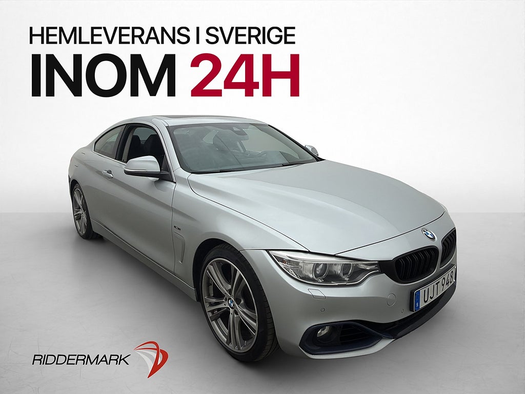 BMW 428I xDrive Coupé Sport line Taklucka Skinn HUD HiFi