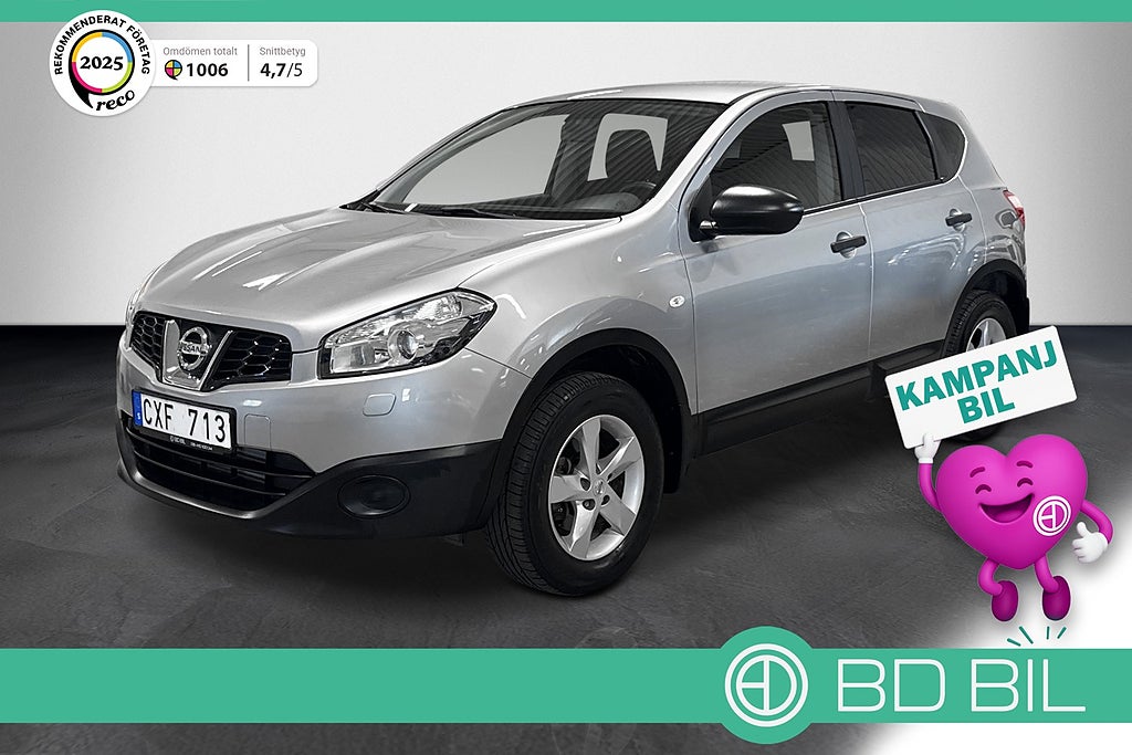 Nissan Qashqai 1.5 dCi DRAGRKROK EN BRUKARE 3,95% RÄNTA 