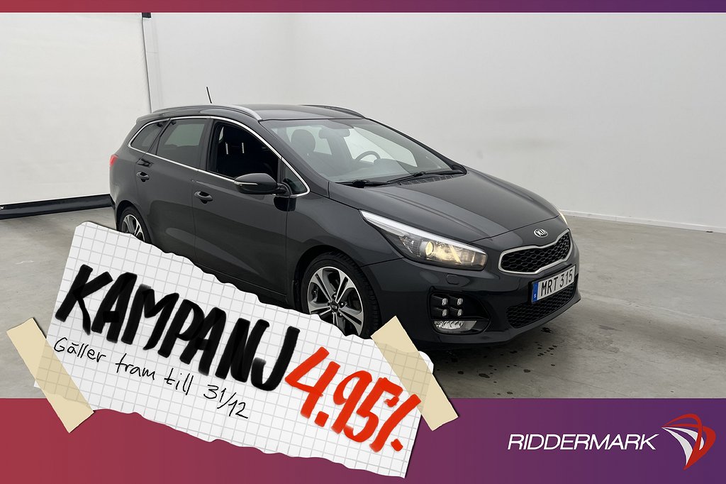 Kia Cee´d Sportswagon 1.6 CRDi 136hk GT-Line Kame 4,95% Ränta