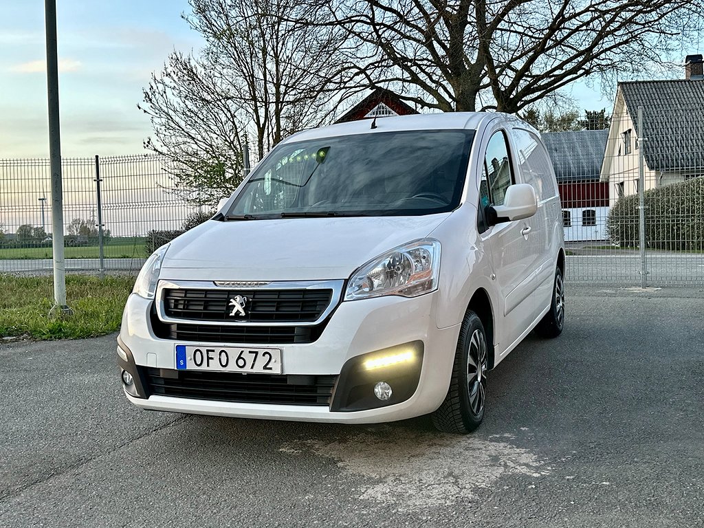 Peugeot Partner Van Utökad Last 1.6 BlueHDi Euro 6, Dragkrok