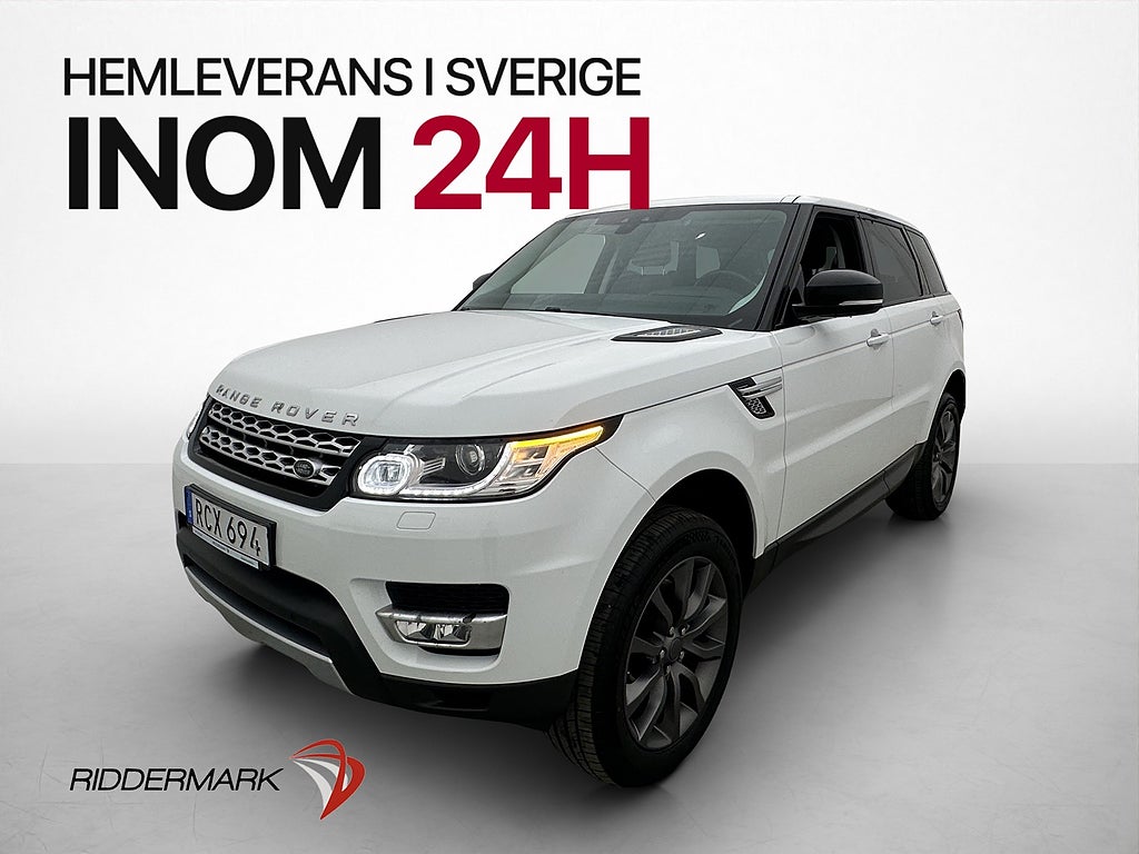 Land Rover Range Rover Sport 4WD 340hk HSE Pano Luft Kamera