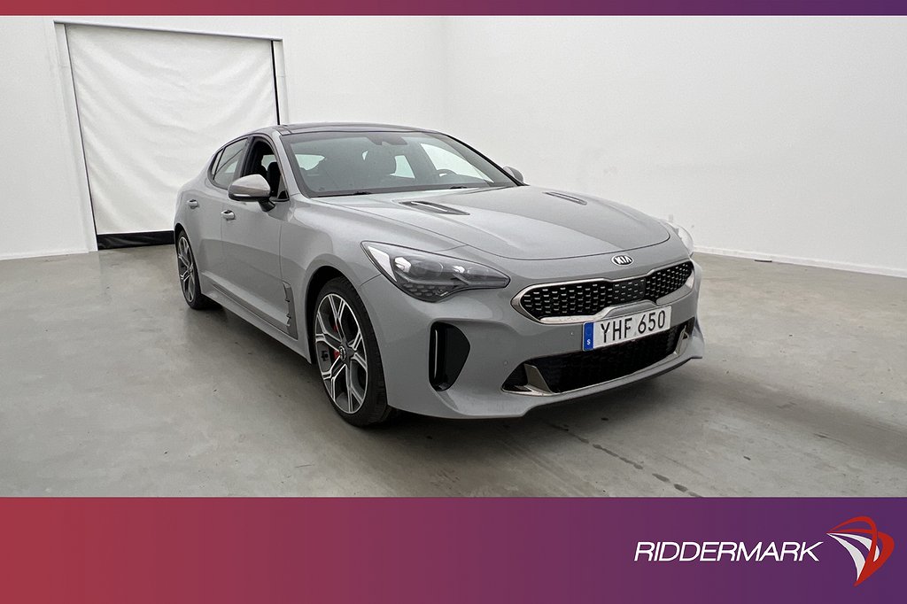 Kia Stinger GT V6 AWD 370hk Pano H/K HUD 360 Navi Skinn Drag