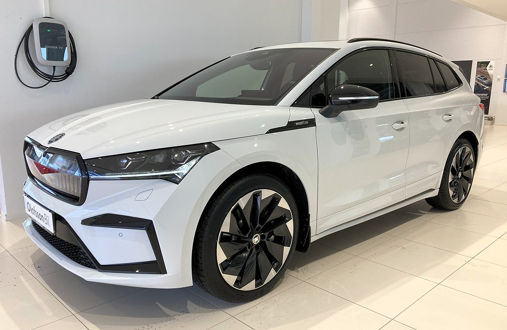 Skoda Enyaq Solid-E 85X Sportline Advance snabb leverans