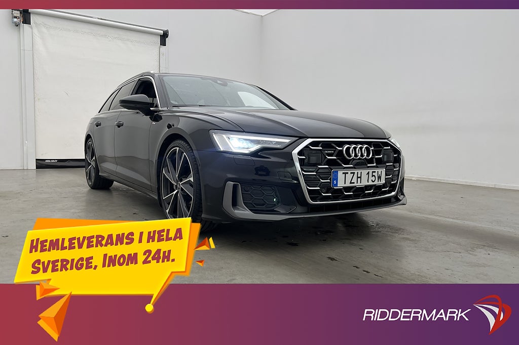 Audi A6 40 TDI Quattro S Line Värmare B&O Cockpit Navi Drag