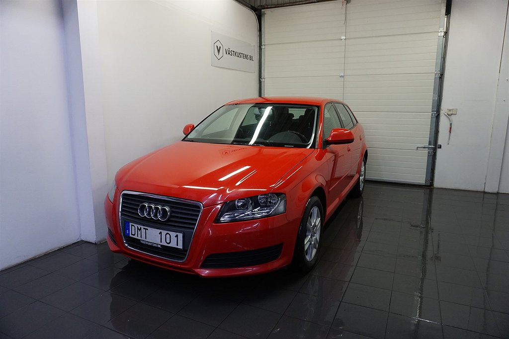 Audi A3 Sportback 2.0 TDI S Tronic, 1 Ägare, Attraction, Comfort 140hk