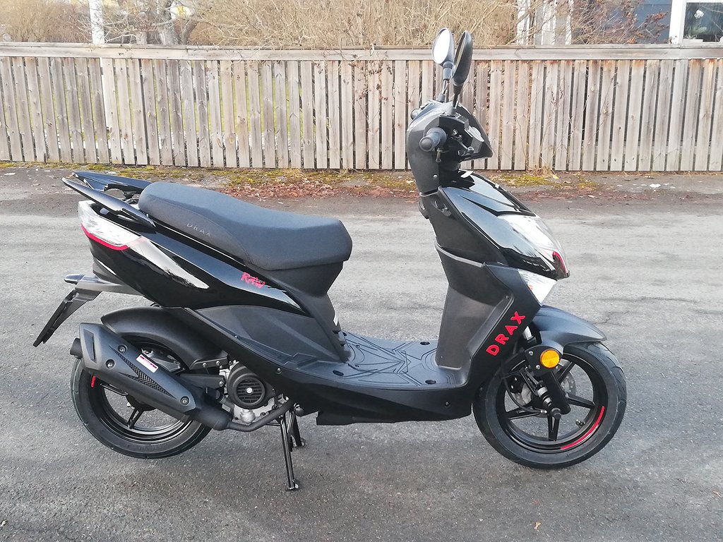 Drax Raw Klass 1 EU-Moped - Finns för direktleverans ! 