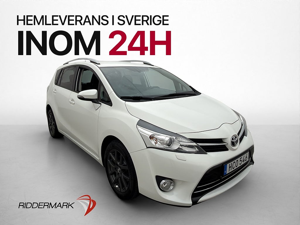 Toyota Verso 1.6 Edition Feel Drag Kamera M/K Värmare 7-Sits