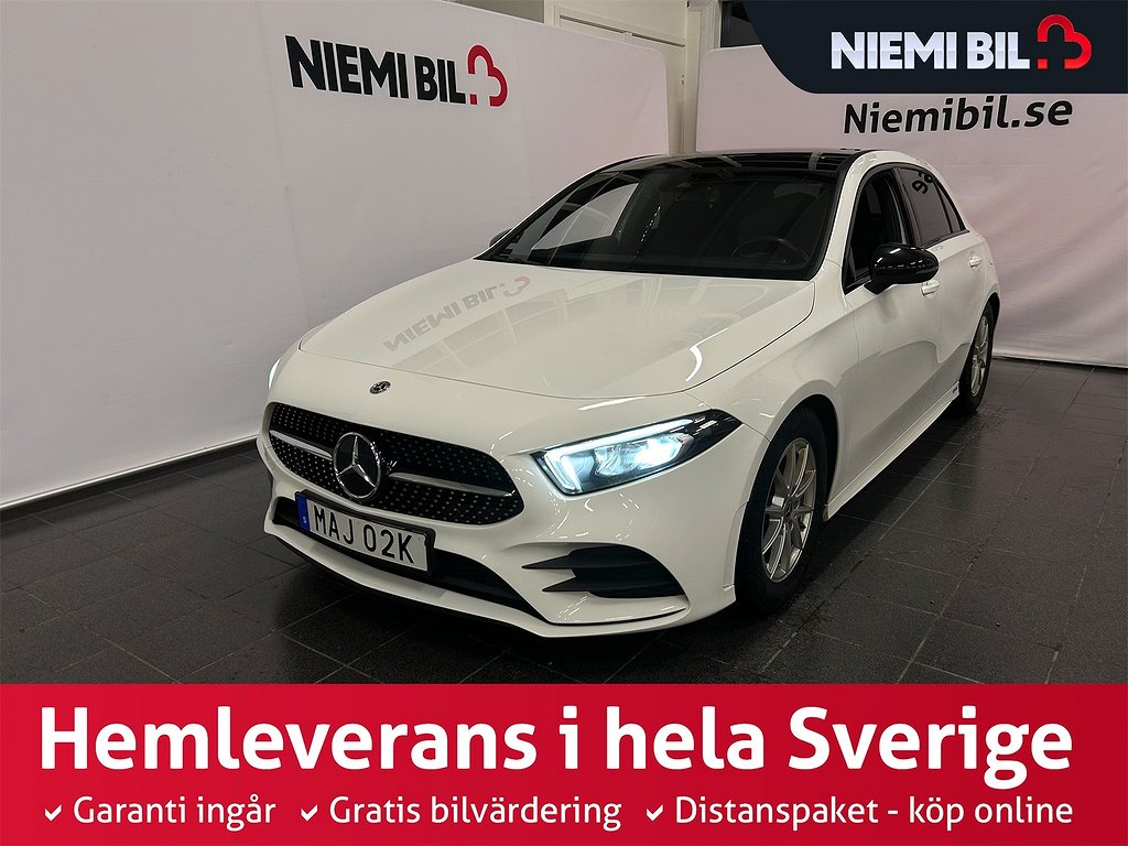 Mercedes-Benz A 180 AMG Sport S&V-hjul/Kamera/Pano/Navi