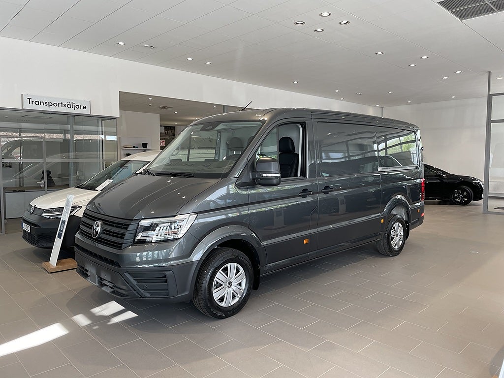 Volkswagen crafter Skåp 35 L3 TDI Aut Compact v-skjutdörr/Läder/Lagerbil