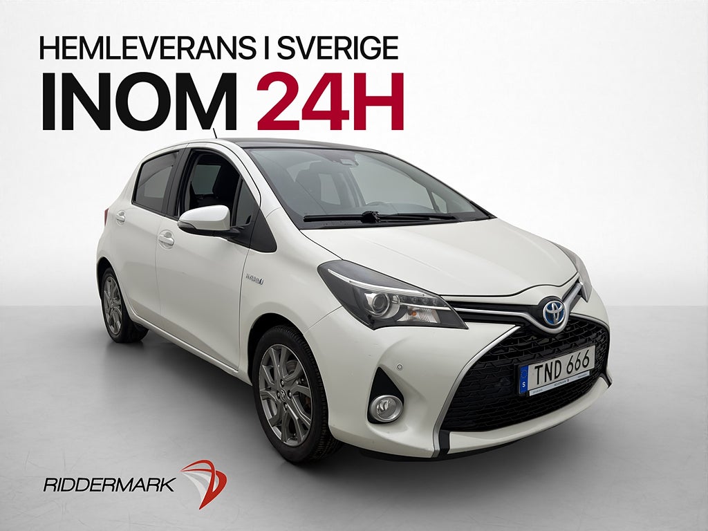 Toyota Yaris Hybrid 101hk Style Panorama Kamera Keyless BT