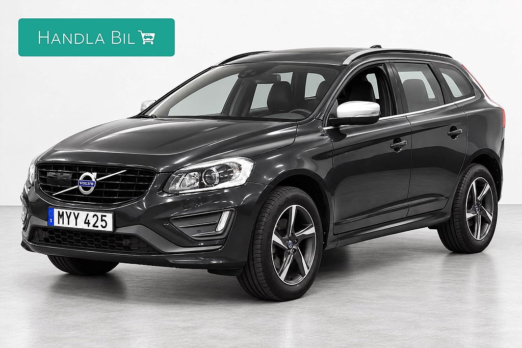Volvo XC60 D4 R-Design Pano D-värm Skinn/Alcantara Drag