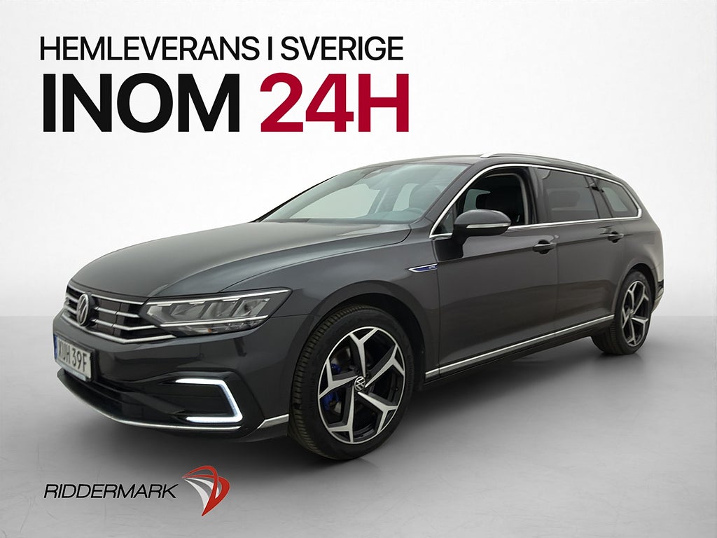 Volkswagen Passat GTE 218hk Värmare Kamera CarPlay Dragkrok