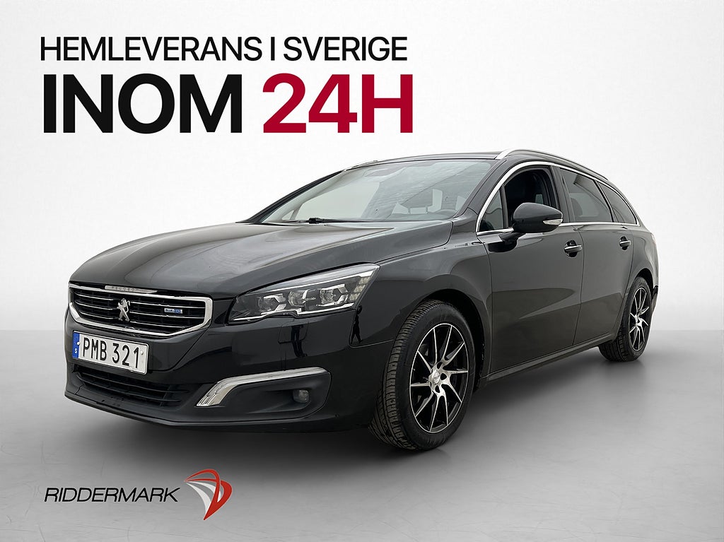 Peugeot 508 SW 1.6 Allure M&K-Värmare Pano Navi Halvskinn