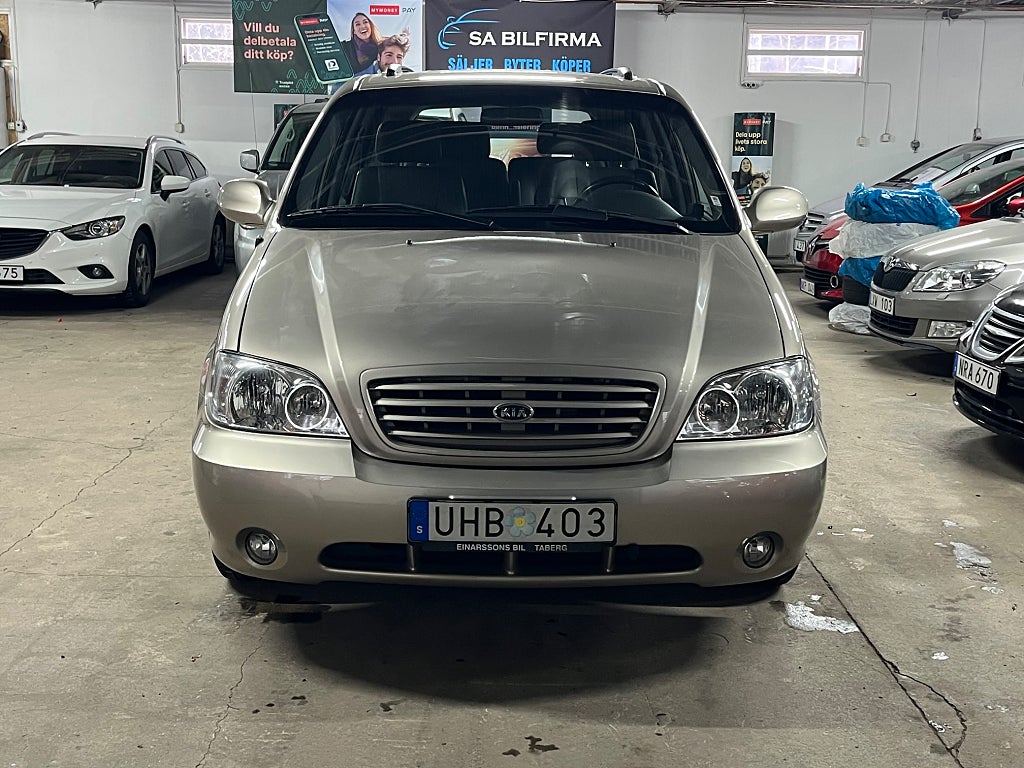 Kia Carnival 2.5 V6 Handikappanpassad förarstol anpassad 7300 Mil 
