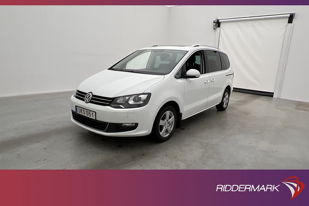 Volkswagen Sharan 2.0 TDI 4M Premium 7-Sits Pano Kamera Drag