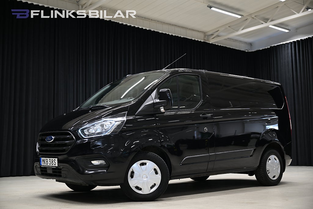 Ford transit Custom 130HK Automat|Inredd|Drag|Värmare|EnÄgare|Moms