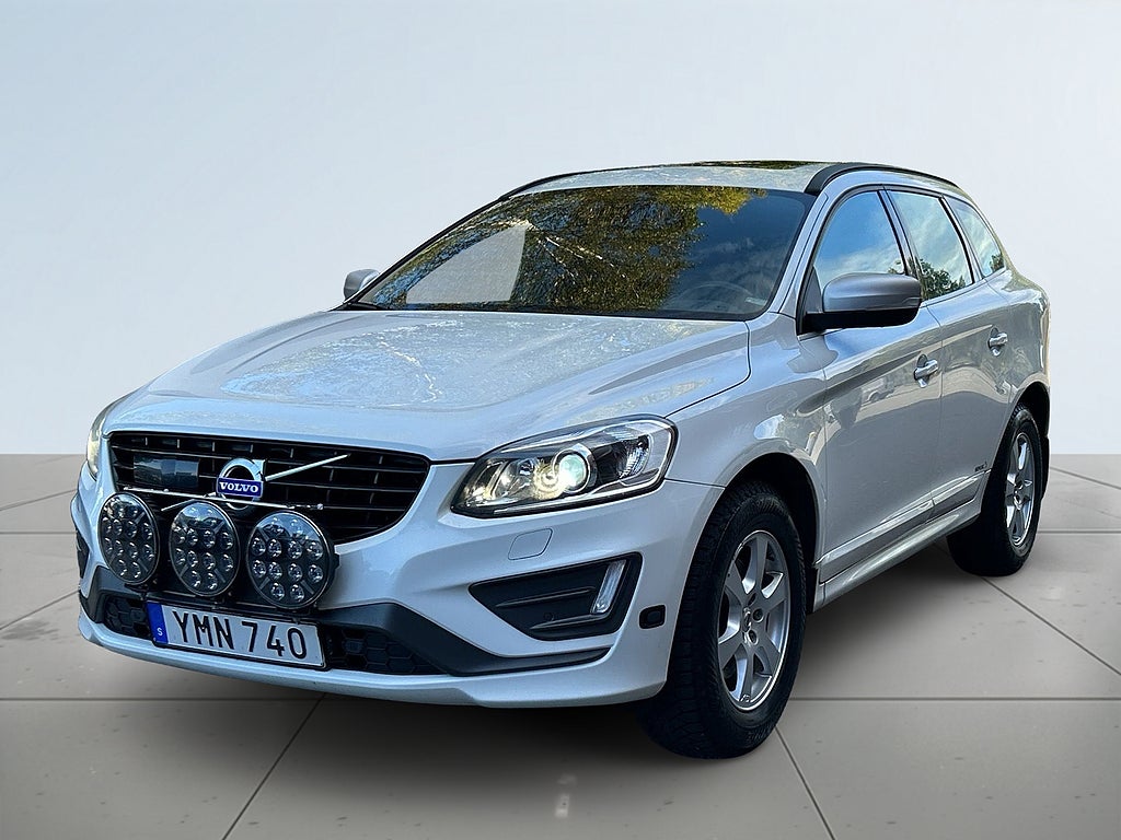 Volvo XC60 D4 AWD R-Design/Drag/SoV-Däck/MoK/D-värm/B-Kamera/Pano