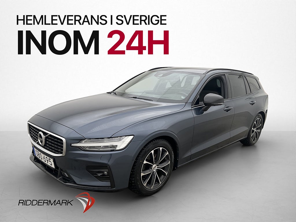 Volvo V60 D4 AWD R-Design B&W 360° Värmare HuD Skinn 4-Zon
