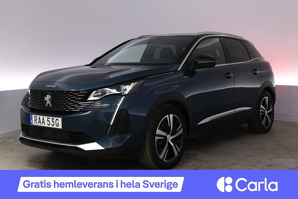 Peugeot 3008 HYBRID4 300 13,2 kWh GT Läder Massage Drag