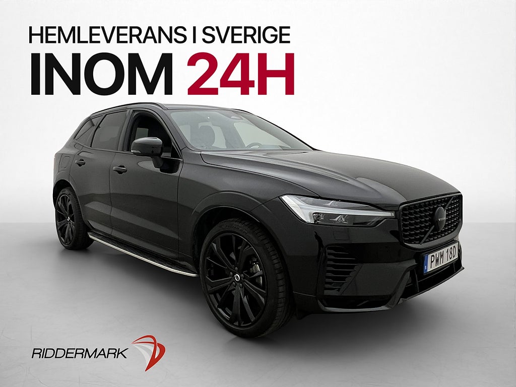 Volvo XC60 Plus Black T6 350hk Pano Värmare Side-Steps Drag
